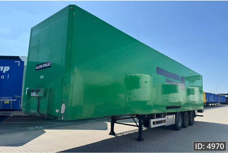 Van Eck PT-3 / BPW Drum / Roll up door - Затворена каросерия полуремарке: снимка 1 Van Eck PT-3 / BPW Drum / Roll up door - Затворена каросерия полуремарке: снимка 1