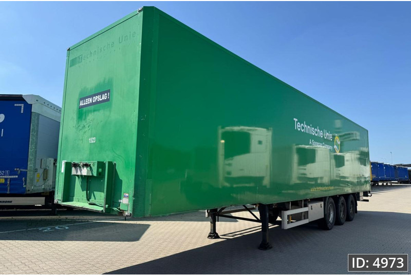 Van Eck PT-3 / BPW Drum / Roll up door - Затворена каросерия полуремарке: снимка 1 Van Eck PT-3 / BPW Drum / Roll up door - Затворена каросерия полуремарке: снимка 1