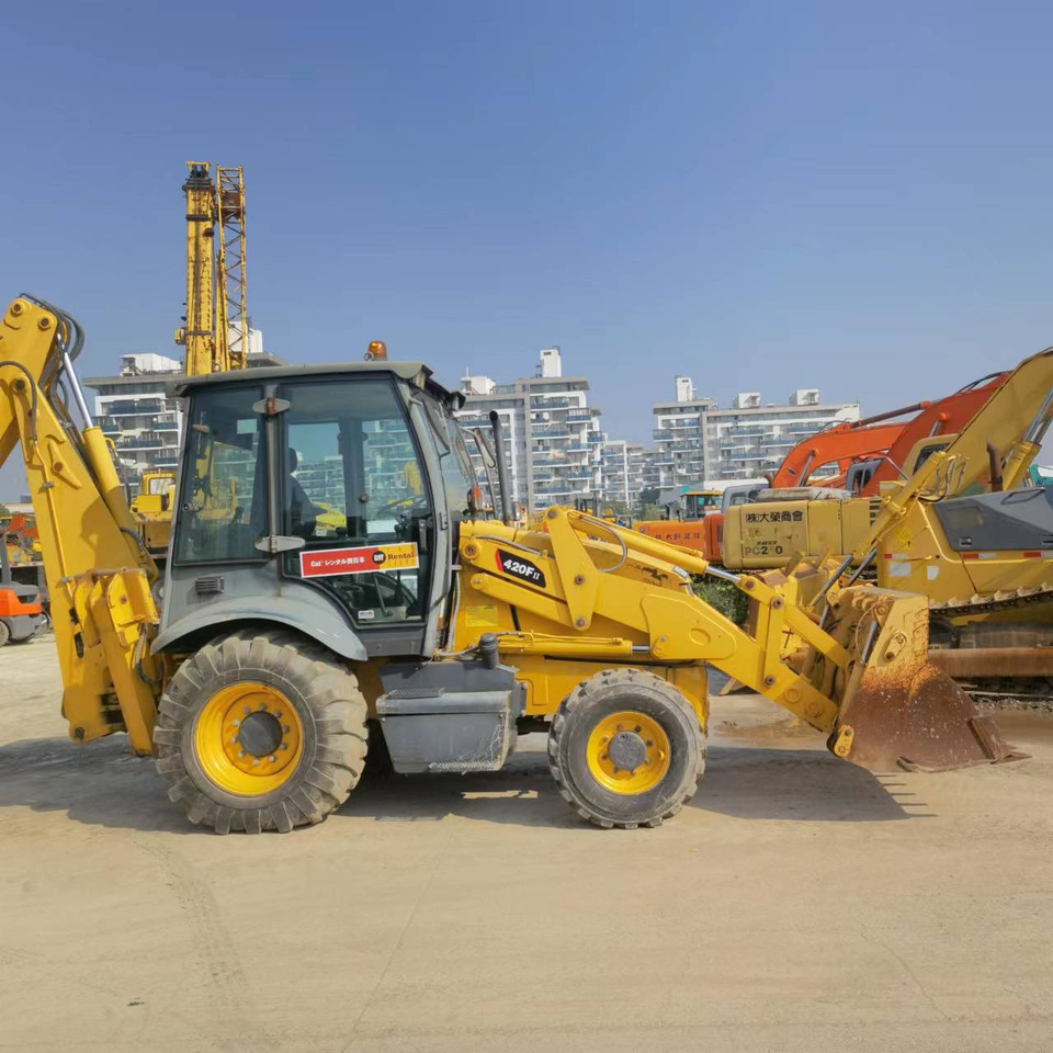 CATERPILLAR 420F - Багер-товарач: снимка 1 CATERPILLAR 420F - Багер-товарач: снимка 1