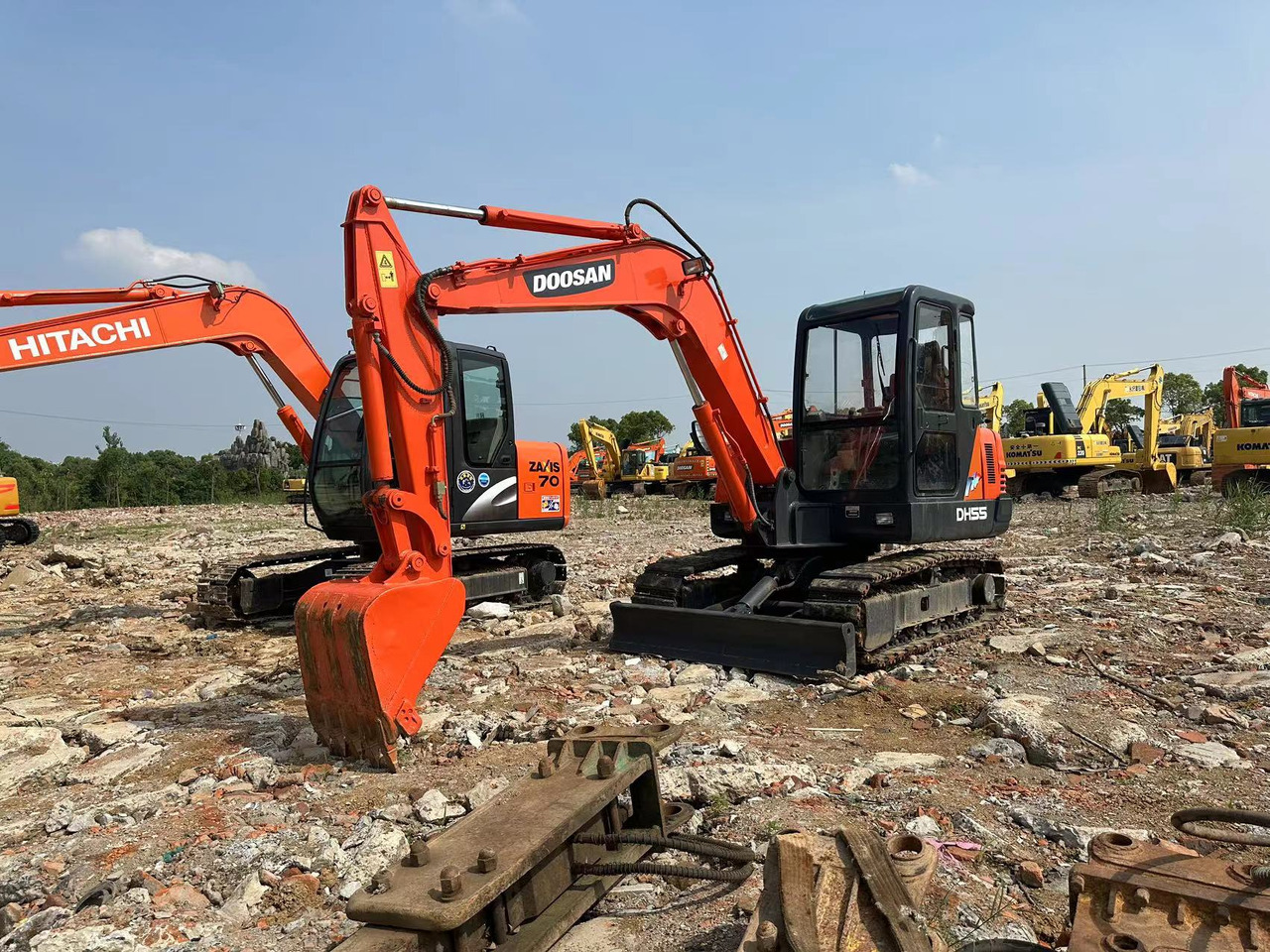 DOOSAN DH55 Mini Excavator 5.5T - Мини багер: снимка 5 DOOSAN DH55 Mini Excavator 5.5T - Мини багер: снимка 5
