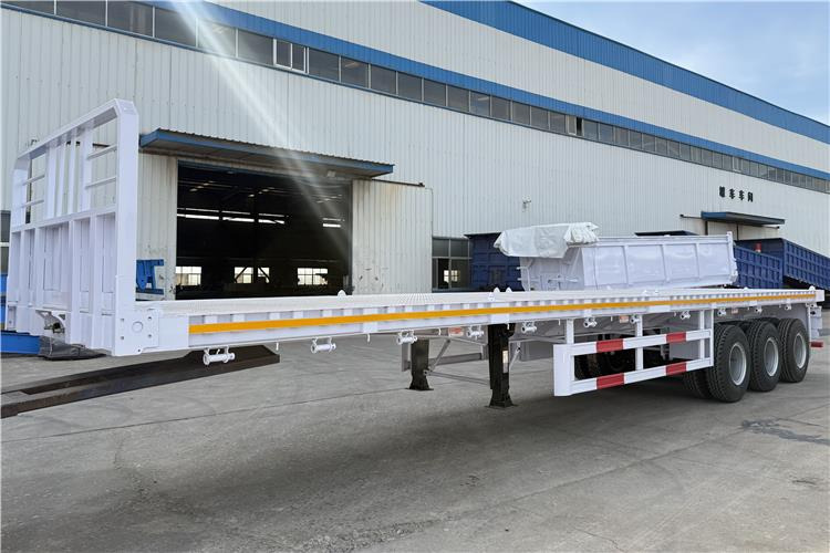 2025 New Model 40ft Flatbed Semi Trailer for Sale In Saudi Arabia - Контейнеровоз/ Сменна каросерия полуремарке: снимка 1 2025 New Model 40ft Flatbed Semi Trailer for Sale In Saudi Arabia - Контейнеровоз/ Сменна каросерия полуремарке: снимка 1