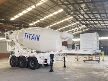 TITAN Cement Mixer Trailer for Sale in Congo - Полуремарке: снимка 1 TITAN Cement Mixer Trailer for Sale in Congo - Полуремарке: снимка 1