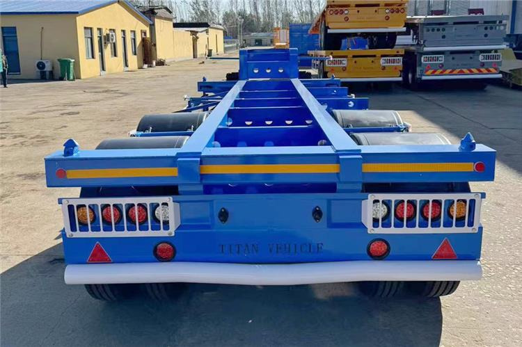 TITAN 2 Axle 20ft ISO Tank Chassis Trailer for Sale In Papua New Guinea - Шаси полуремарке: снимка 4 TITAN 2 Axle 20ft ISO Tank Chassis Trailer for Sale In Papua New Guinea - Шаси полуремарке: снимка 4