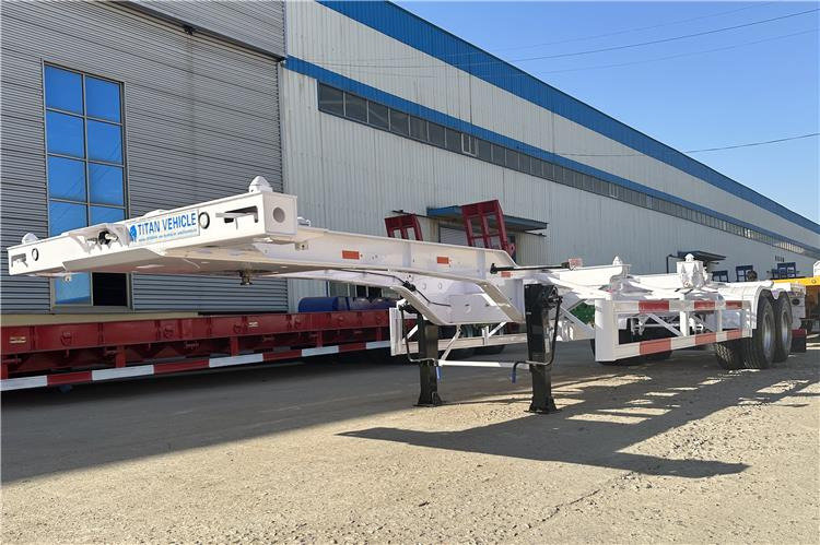 TITAN 2 Axle 40ft Container Transport Trailer for Sale In Nigeria - Шаси полуремарке: снимка 2 TITAN 2 Axle 40ft Container Transport Trailer for Sale In Nigeria - Шаси полуремарке: снимка 2