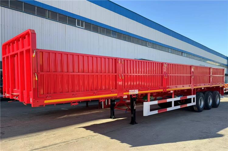 TITAN 3 Axle Drop Side Trailer for Sale In Zimbabwe - Бордово полуремарке/ Платформа: снимка 2 TITAN 3 Axle Drop Side Trailer for Sale In Zimbabwe - Бордово полуремарке/ Платформа: снимка 2