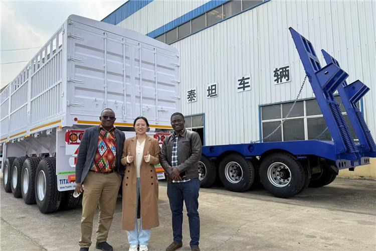 Нови За превоз на животни полуремарке За превоз на животни TITAN 4 Axle 80 Ton Fence Cargo Truck Trailer for Sale in Nigeria: снимка 6