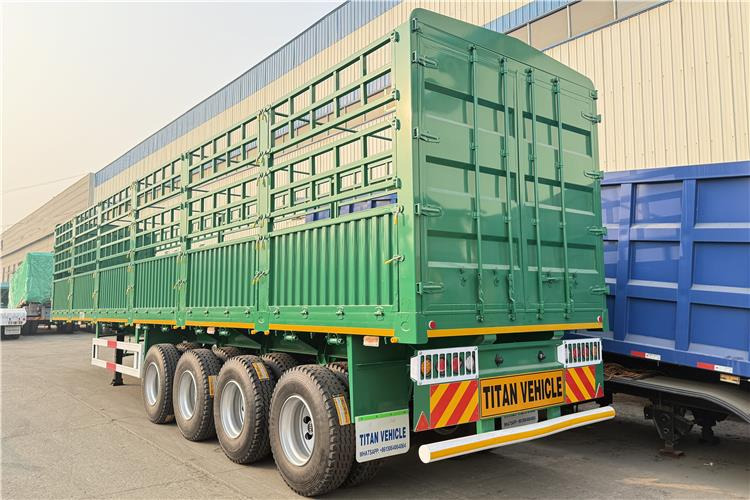 TITAN 4 Axle 80 Ton Livestock Semi Trailer for Sale In Sudan - За превоз на животни полуремарке: снимка 2 TITAN 4 Axle 80 Ton Livestock Semi Trailer for Sale In Sudan - За превоз на животни полуремарке: снимка 2