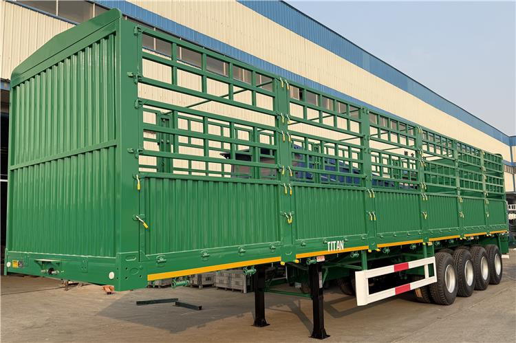TITAN 4 Axle 80 Ton Livestock Semi Trailer for Sale In Sudan - За превоз на животни полуремарке: снимка 1 TITAN 4 Axle 80 Ton Livestock Semi Trailer for Sale In Sudan - За превоз на животни полуремарке: снимка 1