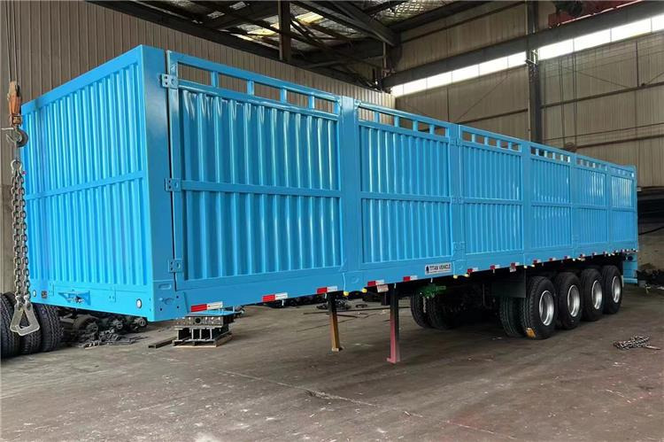 TITAN 4 Axle Fence Semi Truck Trailer for Sale price In Rwanda - За превоз на животни полуремарке: снимка 2 TITAN 4 Axle Fence Semi Truck Trailer for Sale price In Rwanda - За превоз на животни полуремарке: снимка 2