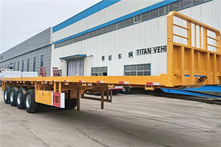 TITAN 4 Axle Flatbed Trailer for Sale Price In Senegal - Бордово полуремарке/ Платформа: снимка 3 TITAN 4 Axle Flatbed Trailer for Sale Price In Senegal - Бордово полуремарке/ Платформа: снимка 3