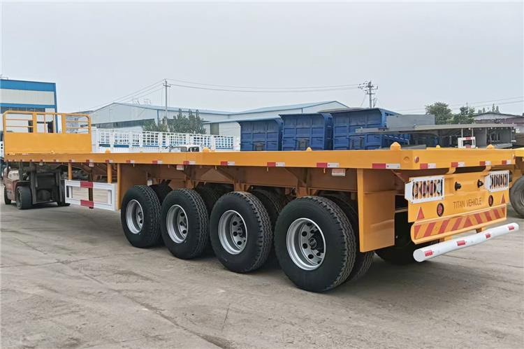 TITAN 4 Axle Flatbed Trailer for Sale Price In Senegal - Бордово полуремарке/ Платформа: снимка 2 TITAN 4 Axle Flatbed Trailer for Sale Price In Senegal - Бордово полуремарке/ Платформа: снимка 2