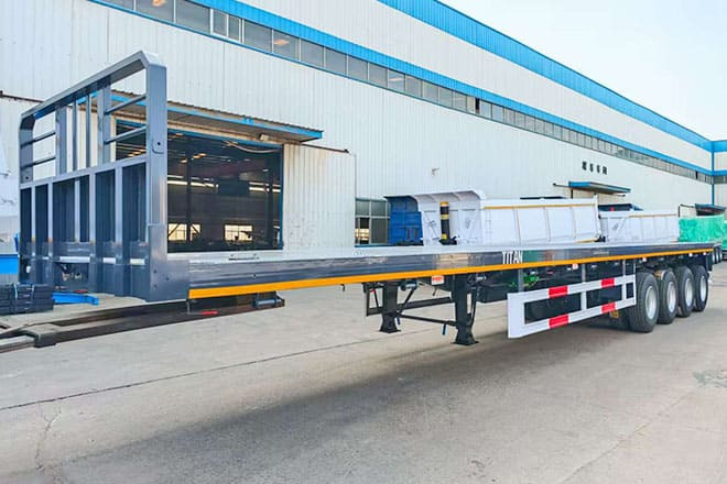 TITAN 4 Axle Flatbed Trailer for Sale in Zimbabwe - Бордово полуремарке/ Платформа: снимка 1 TITAN 4 Axle Flatbed Trailer for Sale in Zimbabwe - Бордово полуремарке/ Платформа: снимка 1
