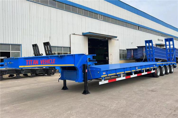 TITAN 4 Axle Low Bed Truck Trailer for Sale In Philippines - Нискорамна площадка полуремарке: снимка 3 TITAN 4 Axle Low Bed Truck Trailer for Sale In Philippines - Нискорамна площадка полуремарке: снимка 3