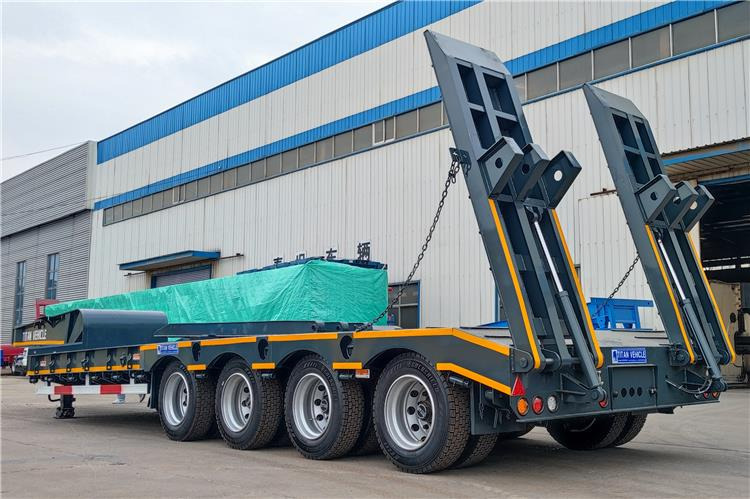 TITAN 4 Axle Low Loader Trailer for Sale In Jamaica - Нискорамна площадка полуремарке: снимка 2 TITAN 4 Axle Low Loader Trailer for Sale In Jamaica - Нискорамна площадка полуремарке: снимка 2