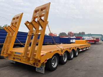 TITAN 4 Axle Low Loader Trailer for Sale in Mali - Нискорамна площадка полуремарке: снимка 1 TITAN 4 Axle Low Loader Trailer for Sale in Mali - Нискорамна площадка полуремарке: снимка 1