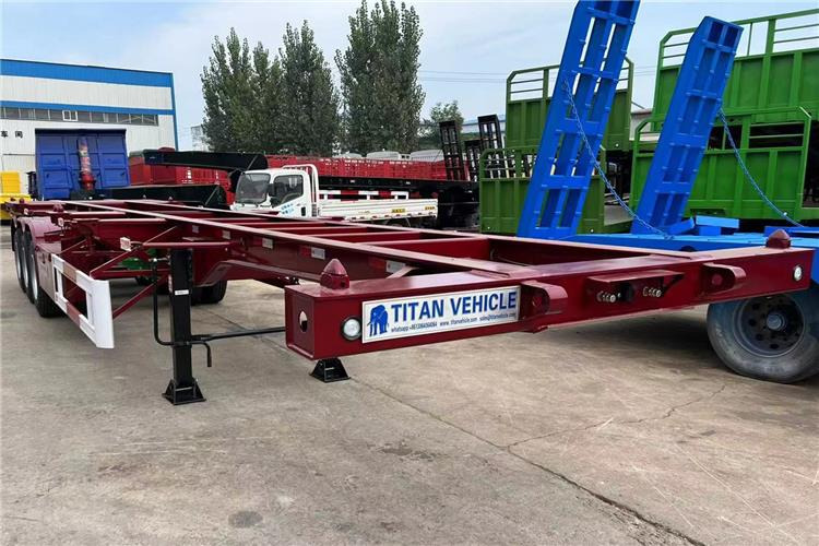 TITAN 40ft Skeleton Trailer Price for Sale In Guyana - Шаси полуремарке: снимка 2 TITAN 40ft Skeleton Trailer Price for Sale In Guyana - Шаси полуремарке: снимка 2