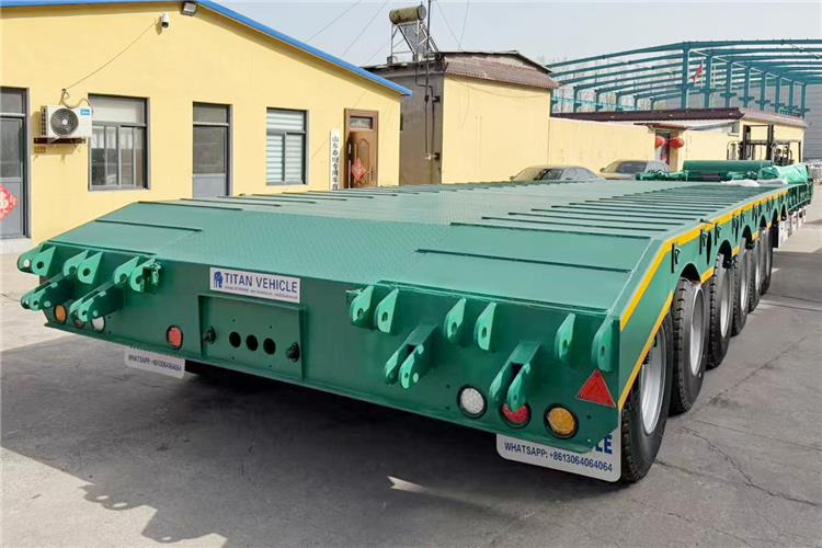 TITAN 6 Axle 80 Ton Low Loader Semi Trailer for Sale In Zambia - Нискорамна площадка полуремарке: снимка 3 TITAN 6 Axle 80 Ton Low Loader Semi Trailer for Sale In Zambia - Нискорамна площадка полуремарке: снимка 3
