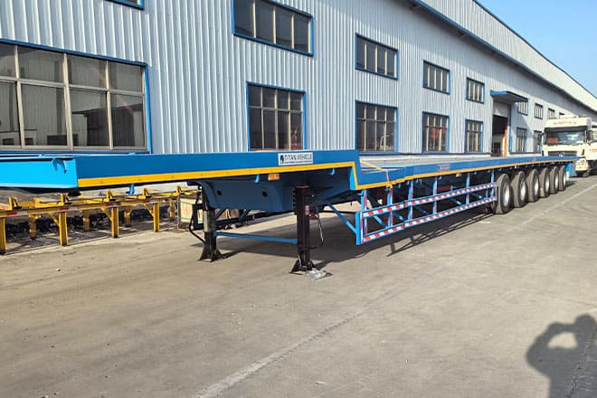 TITAN 6 Axle Extendable Trailer for Sale in Chile - Нискорамна площадка полуремарке: снимка 2 TITAN 6 Axle Extendable Trailer for Sale in Chile - Нискорамна площадка полуремарке: снимка 2