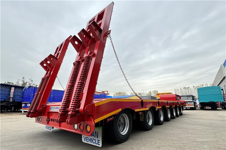 TITAN 7 Axle 120 Ton Lowbed Trailer for Sale In Saudi Arabia - Нискорамна площадка полуремарке: снимка 2 TITAN 7 Axle 120 Ton Lowbed Trailer for Sale In Saudi Arabia - Нискорамна площадка полуремарке: снимка 2