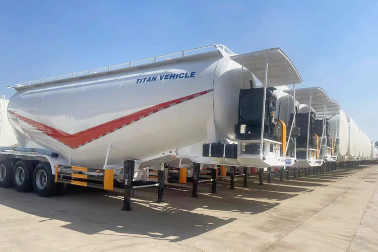 TITAN Cement Bulker Truck for Sale in Zambia - Полуремарке цистерна: снимка 3 TITAN Cement Bulker Truck for Sale in Zambia - Полуремарке цистерна: снимка 3