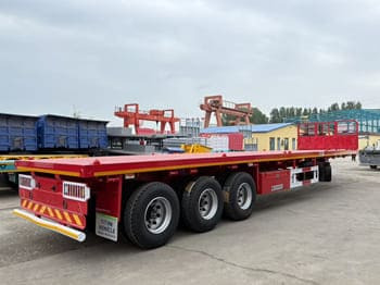 TITAN Flatbed Tri Axle Truck Trailer for Sale in Tanzania - Бордово полуремарке/ Платформа: снимка 3 TITAN Flatbed Tri Axle Truck Trailer for Sale in Tanzania - Бордово полуремарке/ Платформа: снимка 3