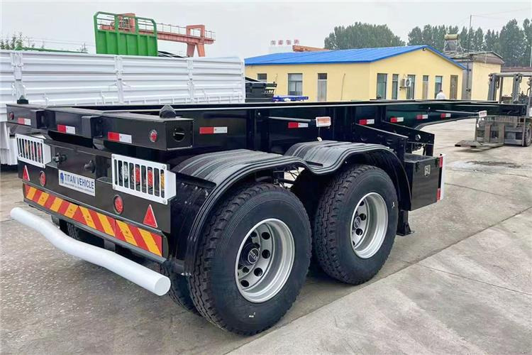 TITAN In Stock 20 ft Shipping Container Trailer for Sale In Ghana - Шаси полуремарке: снимка 3 TITAN In Stock 20 ft Shipping Container Trailer for Sale In Ghana - Шаси полуремарке: снимка 3
