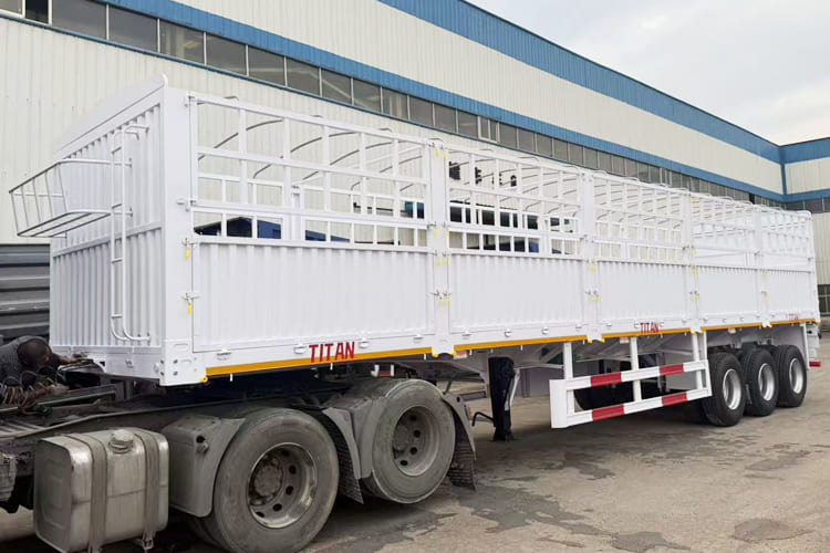 TITAN Livestock Fence Semi Trailer for Sale in Malawi - За превоз на животни полуремарке: снимка 1 TITAN Livestock Fence Semi Trailer for Sale in Malawi - За превоз на животни полуремарке: снимка 1