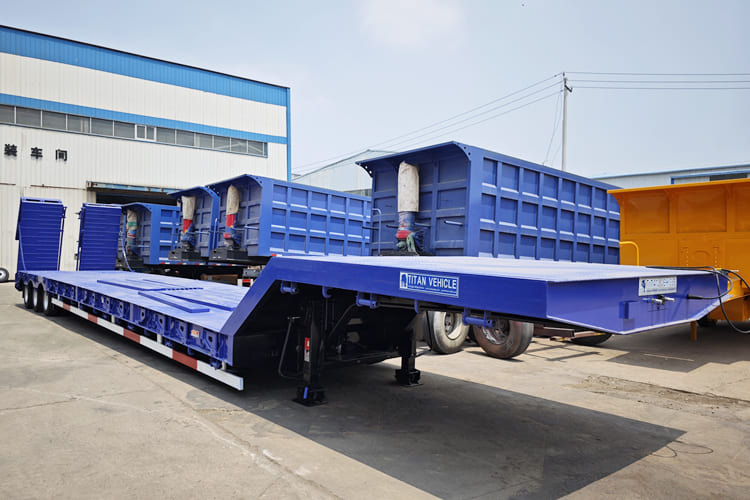 TITAN Low Loader Trailer for Sale in Malawi - Нискорамна площадка полуремарке: снимка 1 TITAN Low Loader Trailer for Sale in Malawi - Нискорамна площадка полуремарке: снимка 1