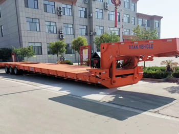 TITAN Lowboy Gooseneck Trailer for Sale in Malawi - Нискорамна площадка полуремарке: снимка 1 TITAN Lowboy Gooseneck Trailer for Sale in Malawi - Нискорамна площадка полуремарке: снимка 1