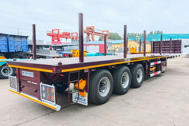TITAN New 3 Axle Flatbed Trailers for Sale in Malawi - Бордово полуремарке/ Платформа: снимка 2 TITAN New 3 Axle Flatbed Trailers for Sale in Malawi - Бордово полуремарке/ Платформа: снимка 2