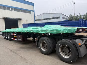 TITAN Semi Truck Flatbed Traile for Sale in Saudi Arabia - Бордово полуремарке/ Платформа: снимка 4 TITAN Semi Truck Flatbed Traile for Sale in Saudi Arabia - Бордово полуремарке/ Платформа: снимка 4