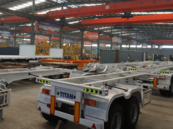TITAN Shipping Container Trailer for Sale in Ghana - Шаси полуремарке: снимка 3 TITAN Shipping Container Trailer for Sale in Ghana - Шаси полуремарке: снимка 3