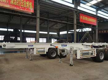 TITAN Shipping Container Trailer for Sale in Ghana - Шаси полуремарке: снимка 1 TITAN Shipping Container Trailer for Sale in Ghana - Шаси полуремарке: снимка 1