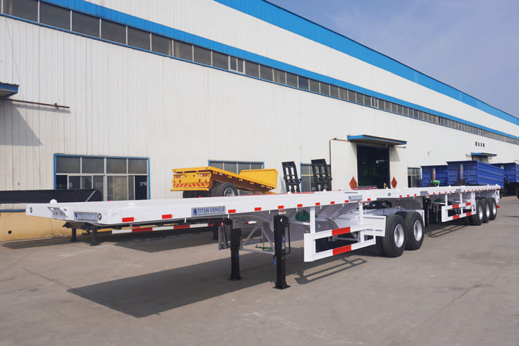 TITAN Superlink Flat Deck Trailer for Sale in Saudi Arabia - Бордово полуремарке/ Платформа: снимка 1 TITAN Superlink Flat Deck Trailer for Sale in Saudi Arabia - Бордово полуремарке/ Платформа: снимка 1