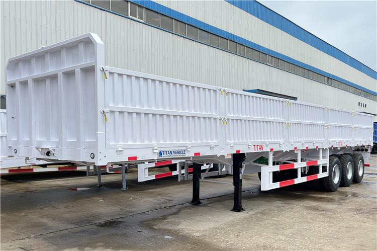 TITAN Tri Axle Dropside Trailer For Sale In Nigeria Lagos - Бордово полуремарке/ Платформа: снимка 1 TITAN Tri Axle Dropside Trailer For Sale In Nigeria Lagos - Бордово полуремарке/ Платформа: снимка 1