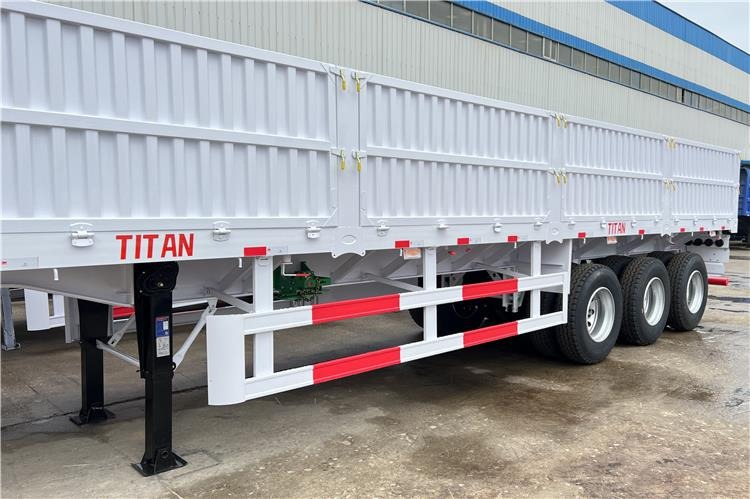 TITAN Tri Axle Dropside Trailer For Sale In Nigeria Lagos - Бордово полуремарке/ Платформа: снимка 5 TITAN Tri Axle Dropside Trailer For Sale In Nigeria Lagos - Бордово полуремарке/ Платформа: снимка 5