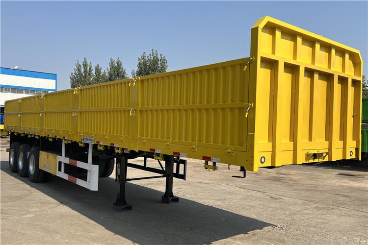 TITAN Triple Axle Trailer with Drop Side Trailer for Sale In Ghana - Бордово полуремарке/ Платформа: снимка 1 TITAN Triple Axle Trailer with Drop Side Trailer for Sale In Ghana - Бордово полуремарке/ Платформа: снимка 1