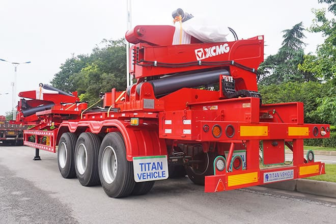 XCMG 2025 New Container Side Loader Trailer for Sale in Tanzania - Контейнеровоз/ Сменна каросерия полуремарке: снимка 3 XCMG 2025 New Container Side Loader Trailer for Sale in Tanzania - Контейнеровоз/ Сменна каросерия полуремарке: снимка 3