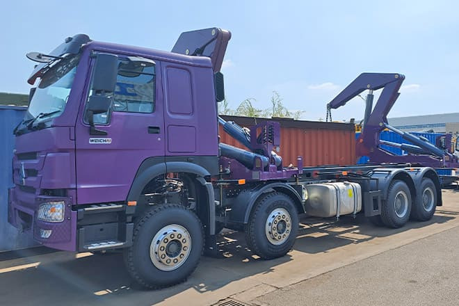 XCMG 37 Ton Container Side Lifter Truck for Sale in Kiribati - Контейнеровоз/ Сменна каросерия камион: снимка 1 XCMG 37 Ton Container Side Lifter Truck for Sale in Kiribati - Контейнеровоз/ Сменна каросерия камион: снимка 1