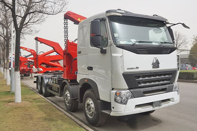 XCMG 37 Ton Side Loader Truck for Sale in Mexico - Контейнеровоз/ Сменна каросерия камион: снимка 4 XCMG 37 Ton Side Loader Truck for Sale in Mexico - Контейнеровоз/ Сменна каросерия камион: снимка 4