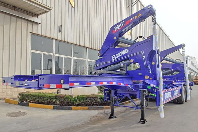 XCMG 40 Ft Container Side Loader Trailer for Sale in Papua New Guinea - Контейнеровоз/ Сменна каросерия полуремарке: снимка 1 XCMG 40 Ft Container Side Loader Trailer for Sale in Papua New Guinea - Контейнеровоз/ Сменна каросерия полуремарке: снимка 1