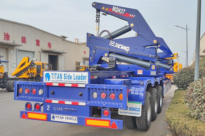 XCMG 40 Ft Container Side Loader Trailer for Sale in Papua New Guinea - Контейнеровоз/ Сменна каросерия полуремарке: снимка 3 XCMG 40 Ft Container Side Loader Trailer for Sale in Papua New Guinea - Контейнеровоз/ Сменна каросерия полуремарке: снимка 3