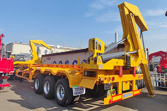 XCMG 40T Container Side Lift Trailer for Sale in Nigeria - Контейнеровоз/ Сменна каросерия полуремарке: снимка 1 XCMG 40T Container Side Lift Trailer for Sale in Nigeria - Контейнеровоз/ Сменна каросерия полуремарке: снимка 1