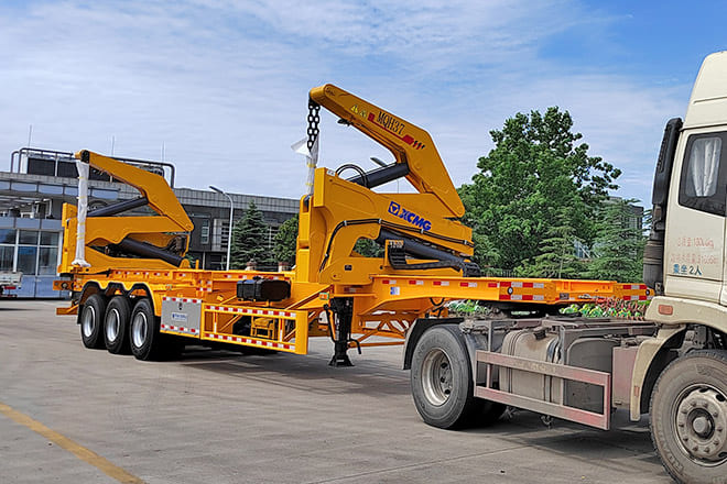XCMG 40T Container Side Lift Trailer for Sale in Tanzania - Контейнеровоз/ Сменна каросерия полуремарке: снимка 3 XCMG 40T Container Side Lift Trailer for Sale in Tanzania - Контейнеровоз/ Сменна каросерия полуремарке: снимка 3