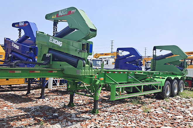 XCMG China 37Ton Side Lifter for Sale in Togo - Контейнеровоз/ Сменна каросерия полуремарке: снимка 1 XCMG China 37Ton Side Lifter for Sale in Togo - Контейнеровоз/ Сменна каросерия полуремарке: снимка 1