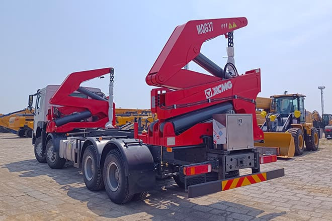XCMG XCMG Side Loader Truck Container for Sale in Barbados - Контейнеровоз/ Сменна каросерия камион: снимка 3 XCMG XCMG Side Loader Truck Container for Sale in Barbados - Контейнеровоз/ Сменна каросерия камион: снимка 3