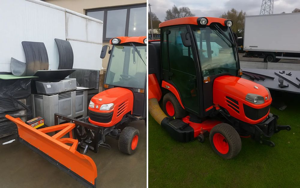 Kubota BX350 4x4 Traktorek komunalny kosiarka pług piaskarka pełen osprzęt - Трактор за комунални дейности: снимка 3 Kubota BX350 4x4 Traktorek komunalny kosiarka pług piaskarka pełen osprzęt - Трактор за комунални дейности: снимка 3