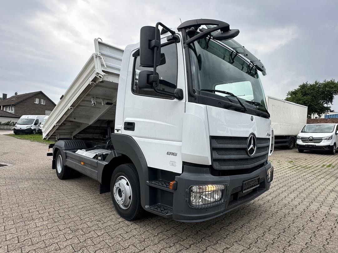 Mercedes-Benz Atego 818 Dreiseitenkipp Vermietung möglich - Самосвал камион, Камион с кран: снимка 1 Mercedes-Benz Atego 818 Dreiseitenkipp Vermietung möglich - Самосвал камион, Камион с кран: снимка 1