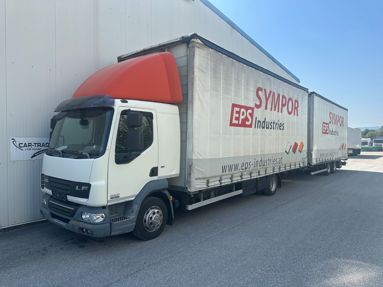 DAF LF 250 Schalter 120m° TÜV - Камион с брезент: снимка 1 DAF LF 250 Schalter 120m° TÜV - Камион с брезент: снимка 1