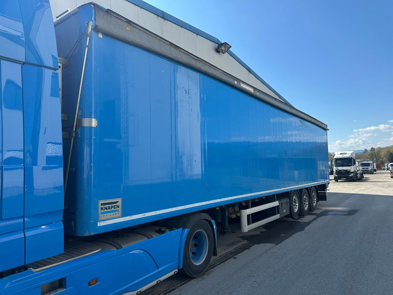 Knapen ALU LIFT E-Verdeck Müllplane - С плъзгащ под полуремарке: снимка 1 Knapen ALU LIFT E-Verdeck Müllplane - С плъзгащ под полуремарке: снимка 1